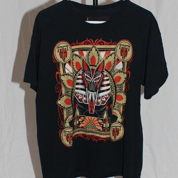 Tony Hawk Illuminati Mens Large Black Shirt Excellent Condition!!  graphic tee - Picture 1 of 4